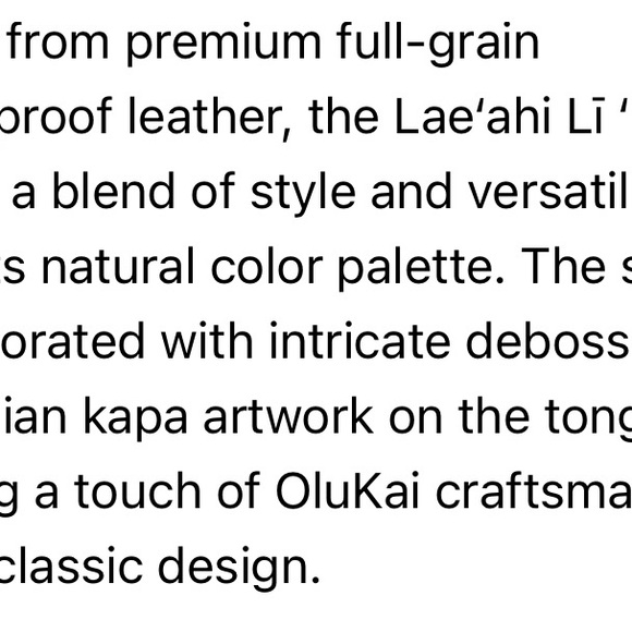 Lae‘ahi Lī ‘Ili Olukai men’s waterproof shoes - Picture 8 of 9